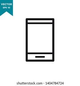 smartphone device vector icon in trendy flat design 