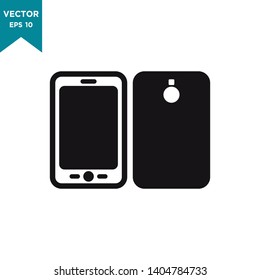 smartphone device vector icon in trendy flat design 