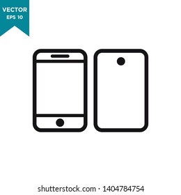 smartphone device vector icon in trendy flat design 