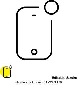 Smartphone Devices Vector Line Icon