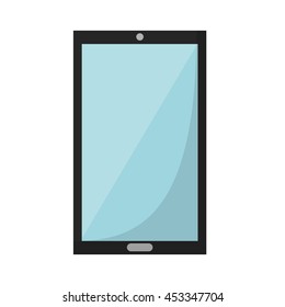smartphone digital icon touchscreen phone illustration vector