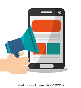 Smartphone and digital marketing design