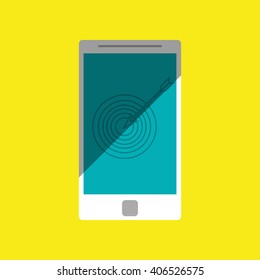 smartphone and Digital marketing design, vector illustration