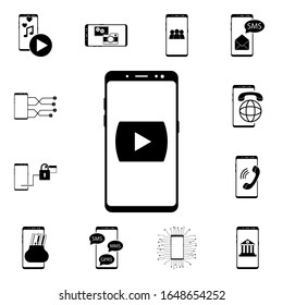 Icono de descuento para smartphone. Iconos de concepto móvil, conjunto universal para web y móvil