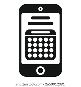 El teléfono inteligente muestra un App de calendario, enfatizando el concepto de gestión del tiempo y organización digital