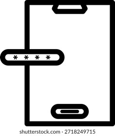 Teléfono inteligente que muestra la entrada y el Código de verificación de la Contraseña, que representa la autorización segura y la autenticación en dos pasos para el acceso digital.