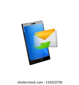 Smartphone editable vector file. Original design.