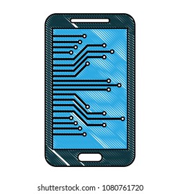 smartphone with electric circuit