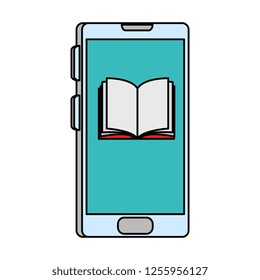 smartphone with electronic book