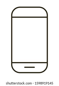 smartphone electronic device isolated vector illustration design