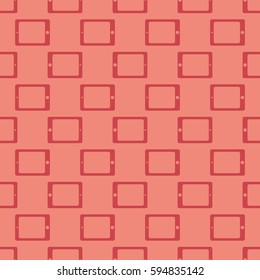 Smartphone or electronic tablet seamless pattern background.