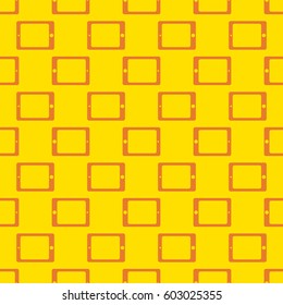 Smartphone or electronic tablet seamless pattern background.