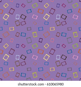 Smartphone or electronic tablet seamless pattern background.