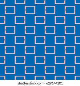Smartphone or electronic tablet seamless pattern background.