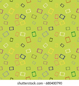 Smartphone or electronic tablet seamless pattern background.