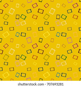 Smartphone or electronic tablet seamless pattern background.