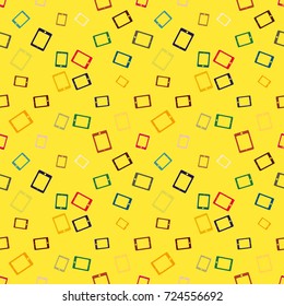 Smartphone or electronic tablet seamless pattern background.