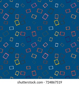 Smartphone or electronic tablet seamless pattern background.