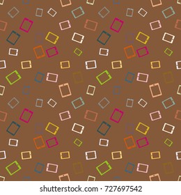 Smartphone or electronic tablet seamless pattern background.