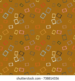 Smartphone or electronic tablet seamless pattern background.