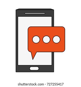 Smartphone with email app