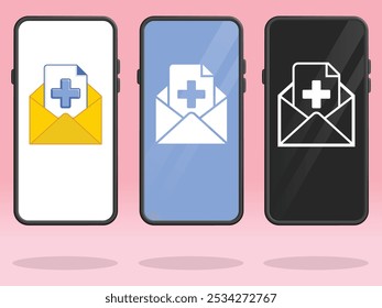 Smartphone E-Mail Gesundheit Medizinische Datei