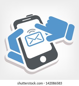Smartphone e-mail icon
