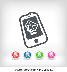 Smartphone e-mail icon