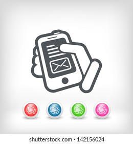 Smartphone e-mail icon