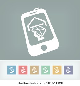 Smartphone e-mail icon