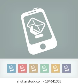Smartphone e-mail icon