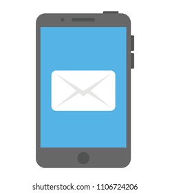 
Smartphone email inbox app 
