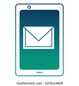 smartphone email message envelope communication