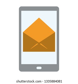 smartphone email open symbol