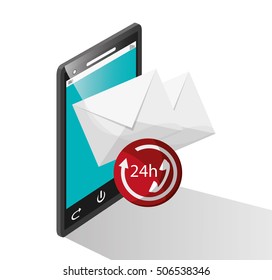 Smartphone and envelope of delivery design