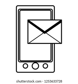smartphone envelope icon