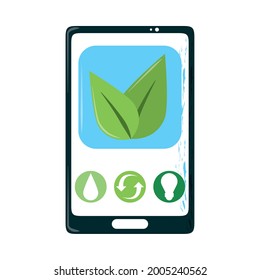 Smartphone-Umgebung-App-Symbol einzeln
