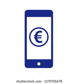 smartphone and euro.