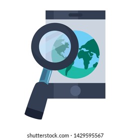 smartphone fast delivery logistic icon vector ilustration