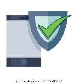 smartphone fast delivery logistic icon vector ilustration
