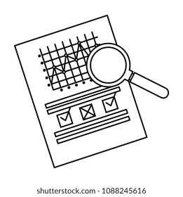 smartphone with financial document