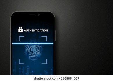 Smartphone con dedo táctil en pantalla. Vector EPS10
