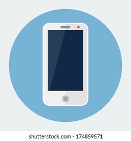 Smartphone flat icon