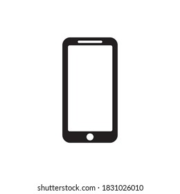 Smartphone flat icon design vector