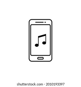 Smartphone Flat Icon Illustration Design