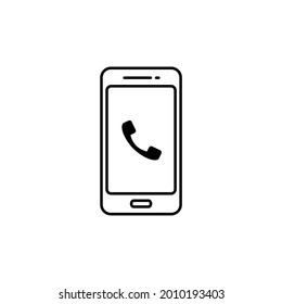 Smartphone Flat Icon Illustration Design