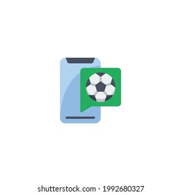 smartphone Flat Icon Isolated On White Background