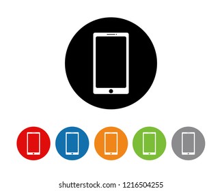 Smartphone Flat icon symbol vector