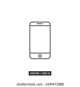 smartphone flat icon vector illustration