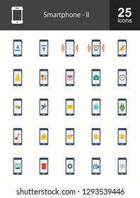 Smartphone Flat Icons